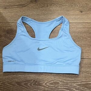Nike Dri-fit Women's Light Blue Racerback Sports Bra